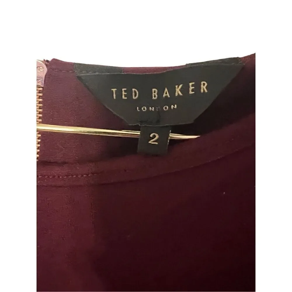Ted Baker London gorgeous maroon